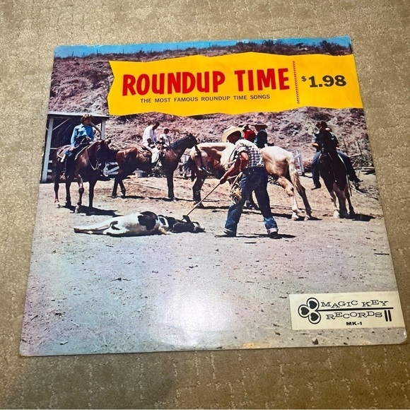 Round up Time, various artist, vintage vinyl record - Picture 1 of 9